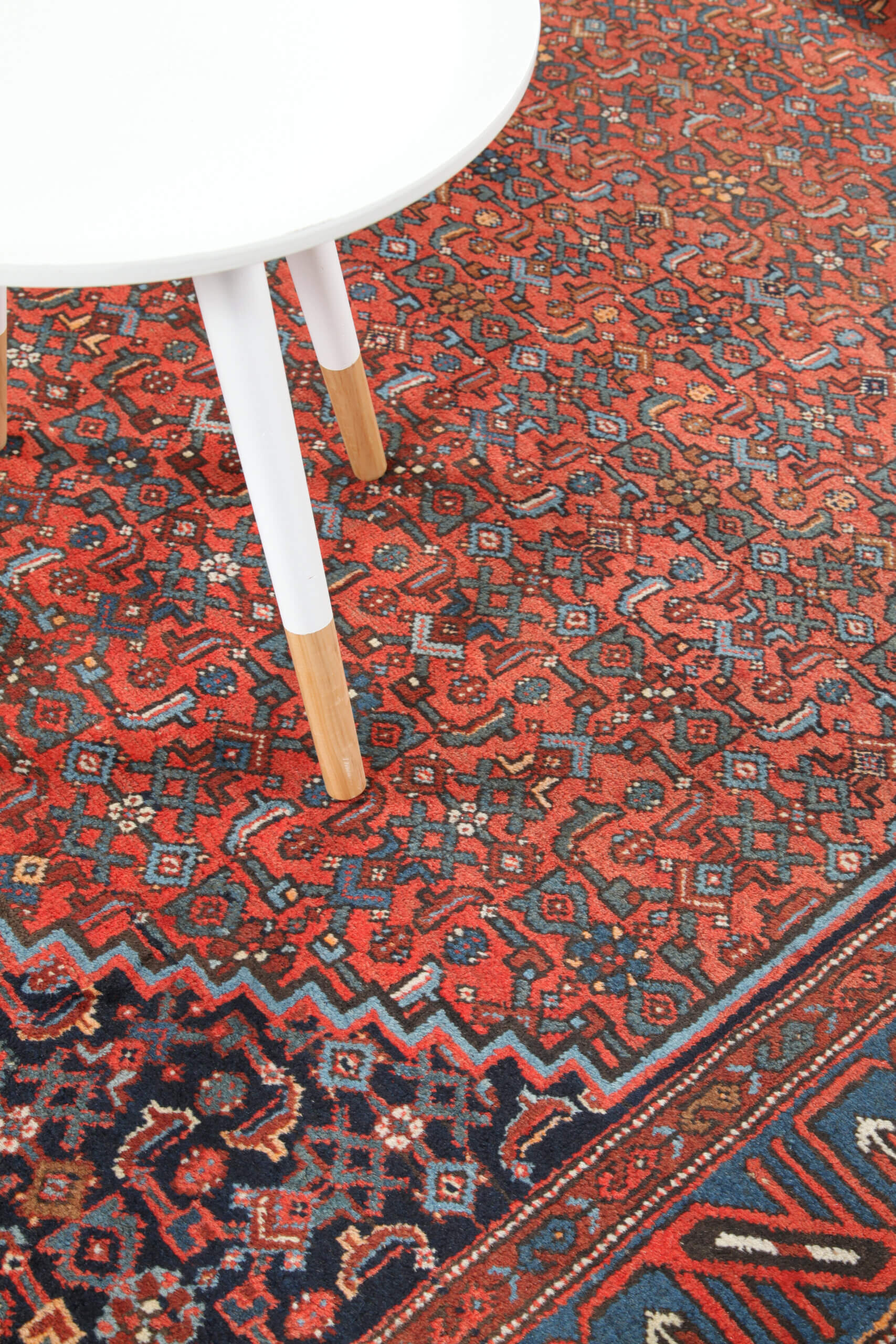 Authentic Antique Persian Malayer Rug | Hand-Knotted 211x130cm