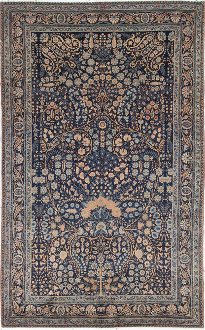 Authentic Antique Persian Kerman Rug | Hand-Knotted 219x137cm