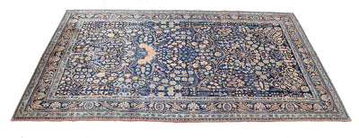 Tappeto Kerman Antico Persiano Autentico | Annodato a Mano 219x137cm - CarpetLiving