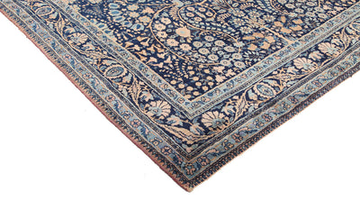 Tappeto Kerman Antico Persiano Autentico | Annodato a Mano 219x137cm - CarpetLiving