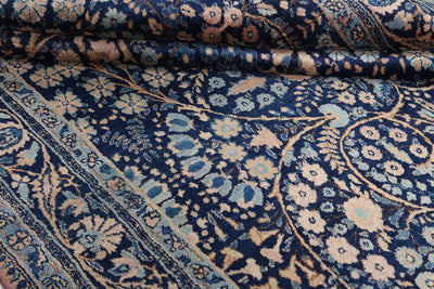 Tappeto Kerman Antico Persiano Autentico | Annodato a Mano 219x137cm - CarpetLiving