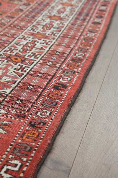 Antique Bouchara Oriental Rug: Authentic Turkmen Rug 308x229cm