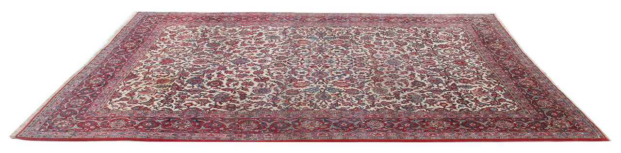 Tappeto Isfahan Antico Persiano Autentico | Annodato a Mano 335x245cm