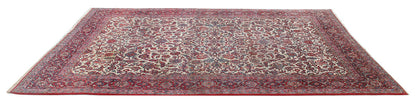 Tappeto Isfahan Antico Persiano Autentico | Annodato a Mano 335x245cm