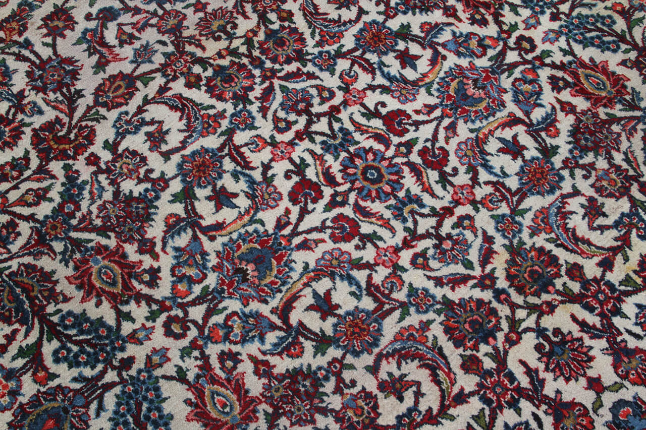 Tappeto Isfahan Antico Persiano Autentico | Annodato a Mano 335x245cm