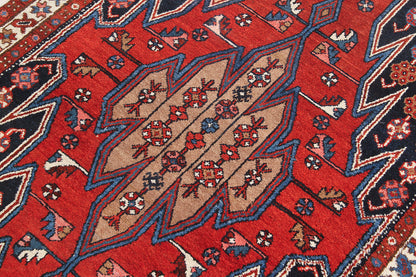 Authentic Antique Persian Malayer Rug | Hand-Knotted 300x95cm