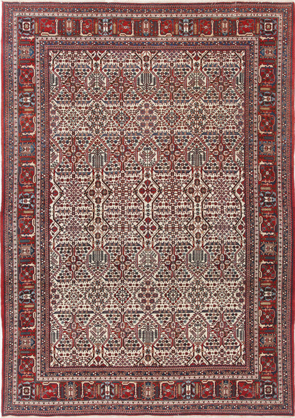 Authentic Antique Persian Meime Rug | Hand-Knotted 343x258cm