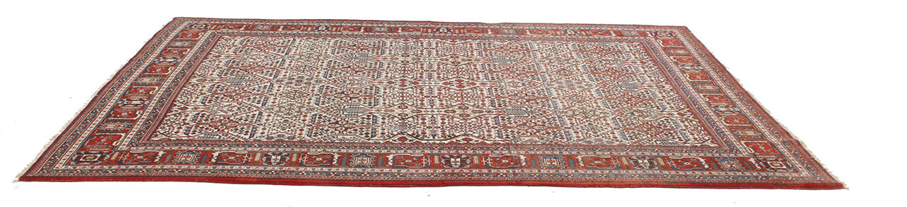 Authentic Antique Persian Meime Rug | Hand-Knotted 343x258cm