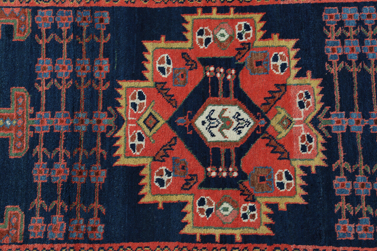 Authentic Antique Persian Malayer Rug | Hand-Knotted 450x100cm