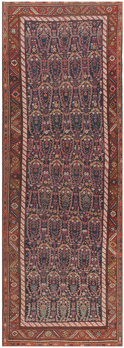 Authentic Antique Persian Malayer Rug | Hand-Knotted 365x125cm