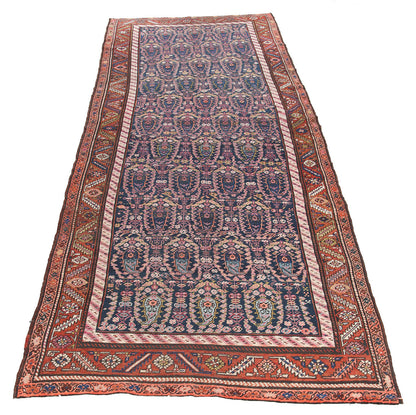 Authentic Antique Persian Malayer Rug | Hand-Knotted 365x125cm