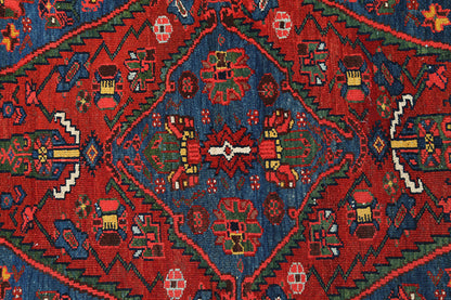 Authentic Antique Persian Malayer Rug | Hand-Knotted 420x95cm