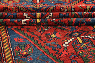 Tappeto Malayer Antico Persiano Autentico | Annodato a Mano 420x95cm - CarpetLiving