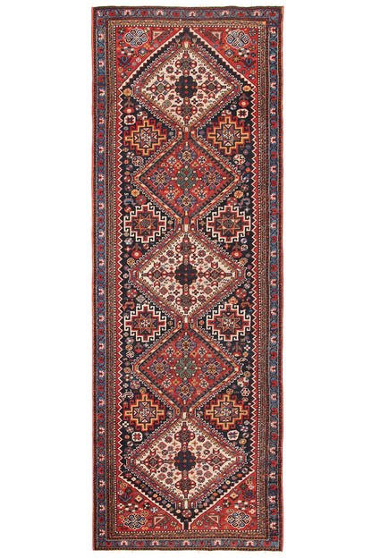 Authentic Antique Persian Malayer Rug | Hand-Knotted 300x105cm