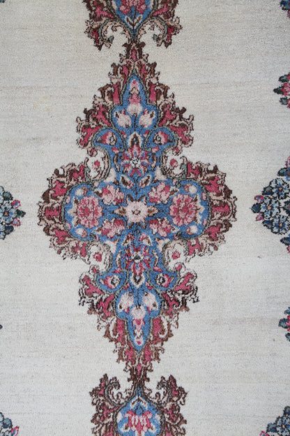 Tappeto Kerman Antico Persiano Autentico | Annodato a Mano 220x118cm