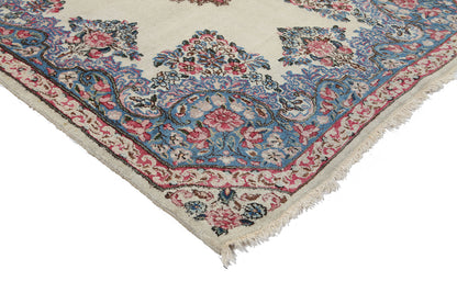 Tappeto Kerman Antico Persiano Autentico | Annodato a Mano 220x118cm