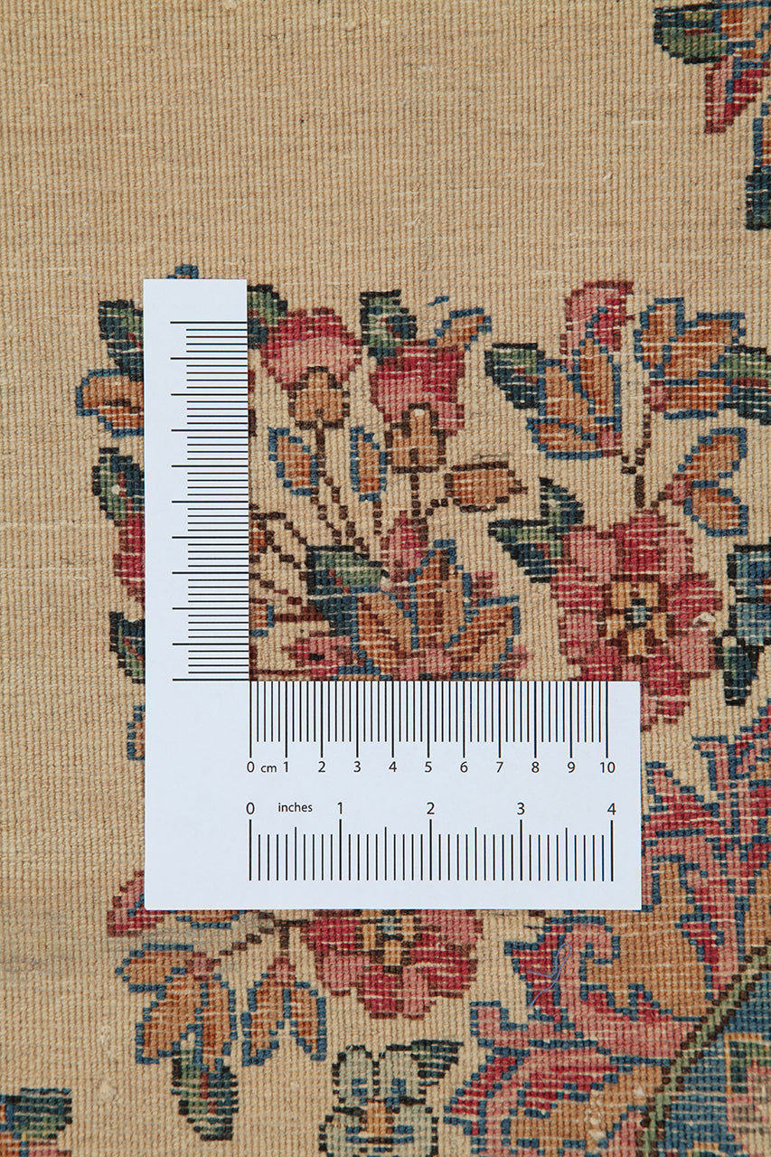 Tappeto Kerman Antico Persiano Autentico | Annodato a Mano 220x118cm