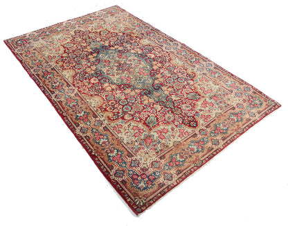 Tappeto Kerman Antico Persiano Autentico | Annodato a Mano 225x140cm
