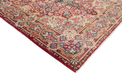 Tappeto Kerman Antico Persiano Autentico | Annodato a Mano 225x140cm