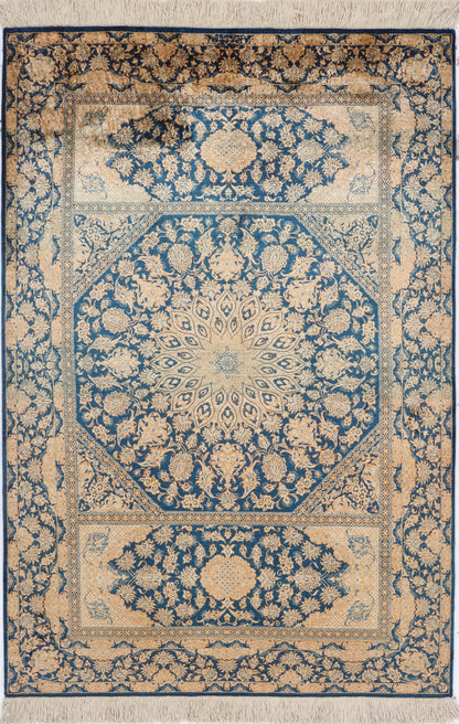 Persian Qum Silk Rug 148_100 cm