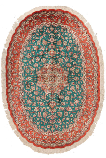 Persian Qum Silk Rug 204_138 cm