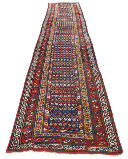 Authentic Antique Persian Malayer Rug | Hand-Knotted 580x114cm