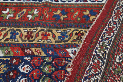 Tappeto Malayer Antico Persiano Autentico | Annodato a Mano 580x114cm - CarpetLiving