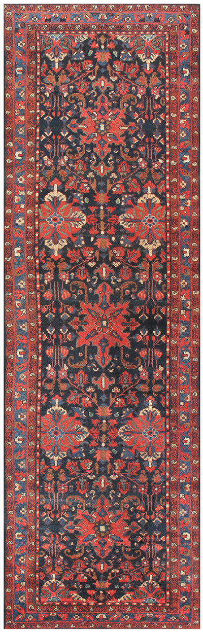 Authentic Antique Persian Malayer Rug | Hand-Knotted 360x106cm