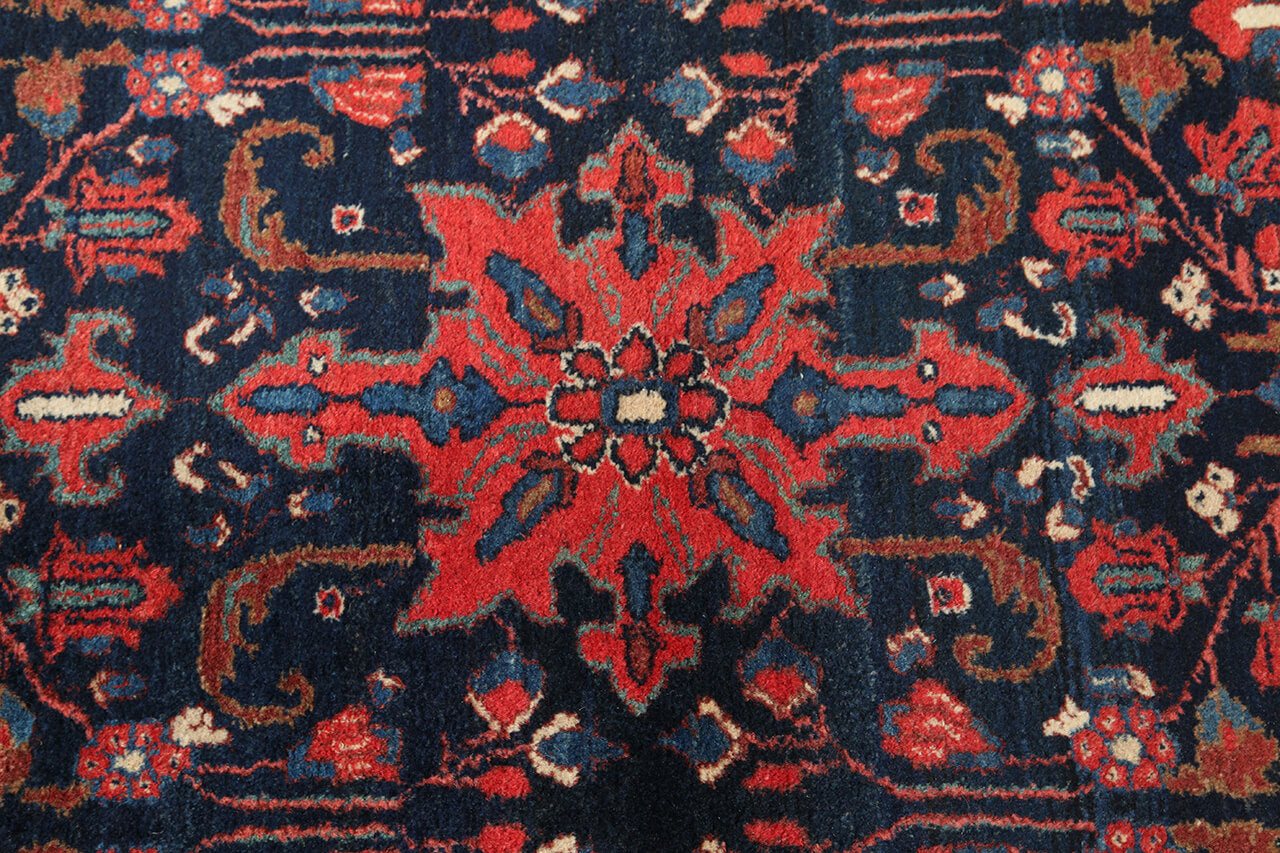 Authentic Antique Persian Malayer Rug | Hand-Knotted 360x106cm
