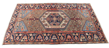 Authentic Antique Persian Malayer Rug | Hand-Knotted 196x124cm