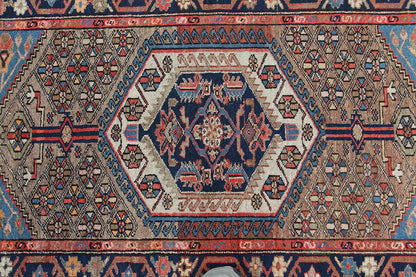 Authentic Antique Persian Malayer Rug | Hand-Knotted 196x124cm