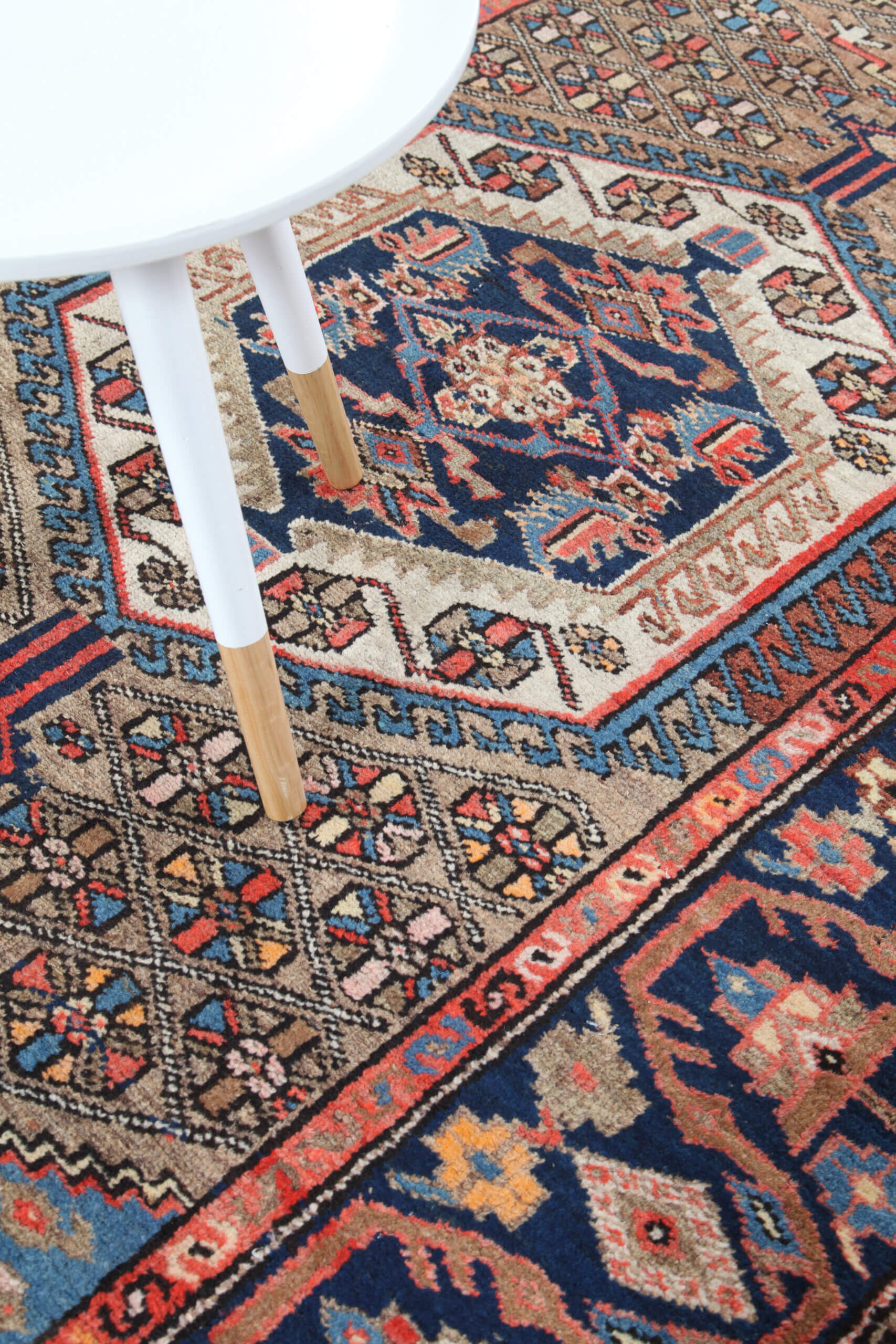 Authentic Antique Persian Malayer Rug | Hand-Knotted 196x124cm