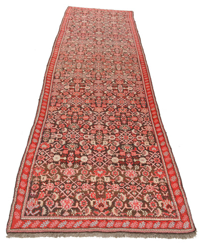 Authentic Antique Persian Malayer Rug | Hand-Knotted 460x100cm