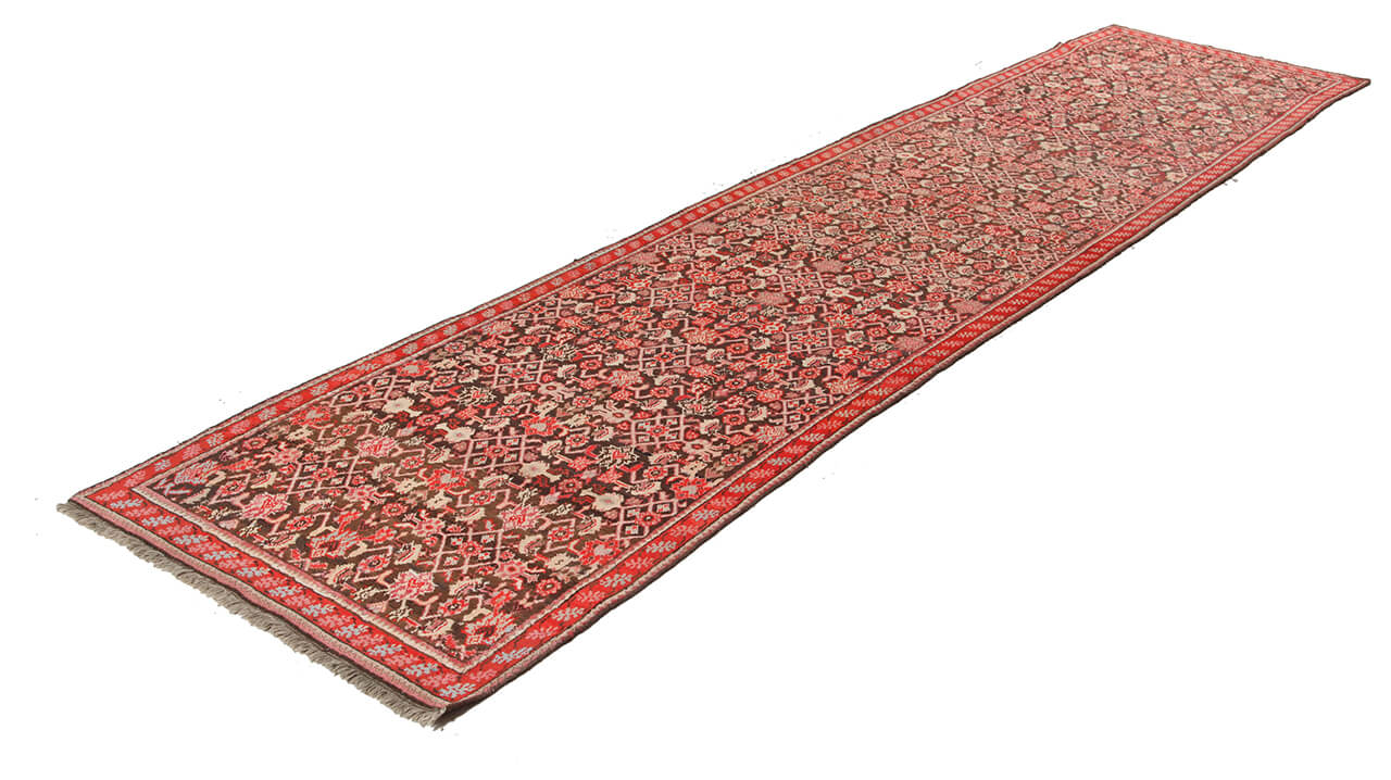 Authentic Antique Persian Malayer Rug | Hand-Knotted 460x100cm