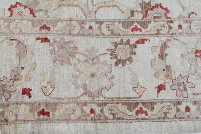 Tappeto Ziegler Beige in Lana, fatto a mano, 540x374cm - CarpetLiving