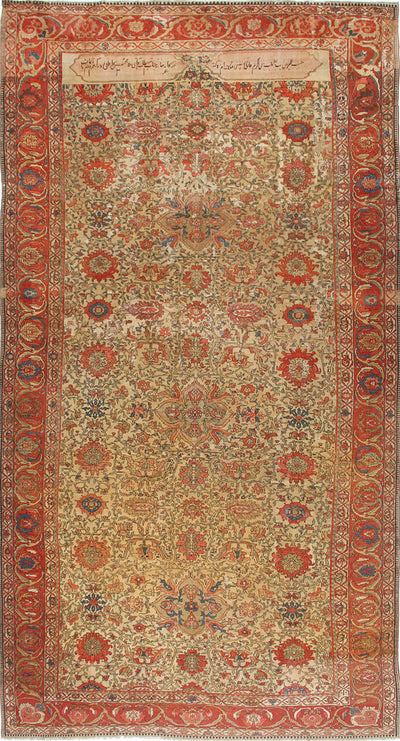 Tappeto Farahan Antico Persiano Autentico | Annodato a Mano 581x307cm