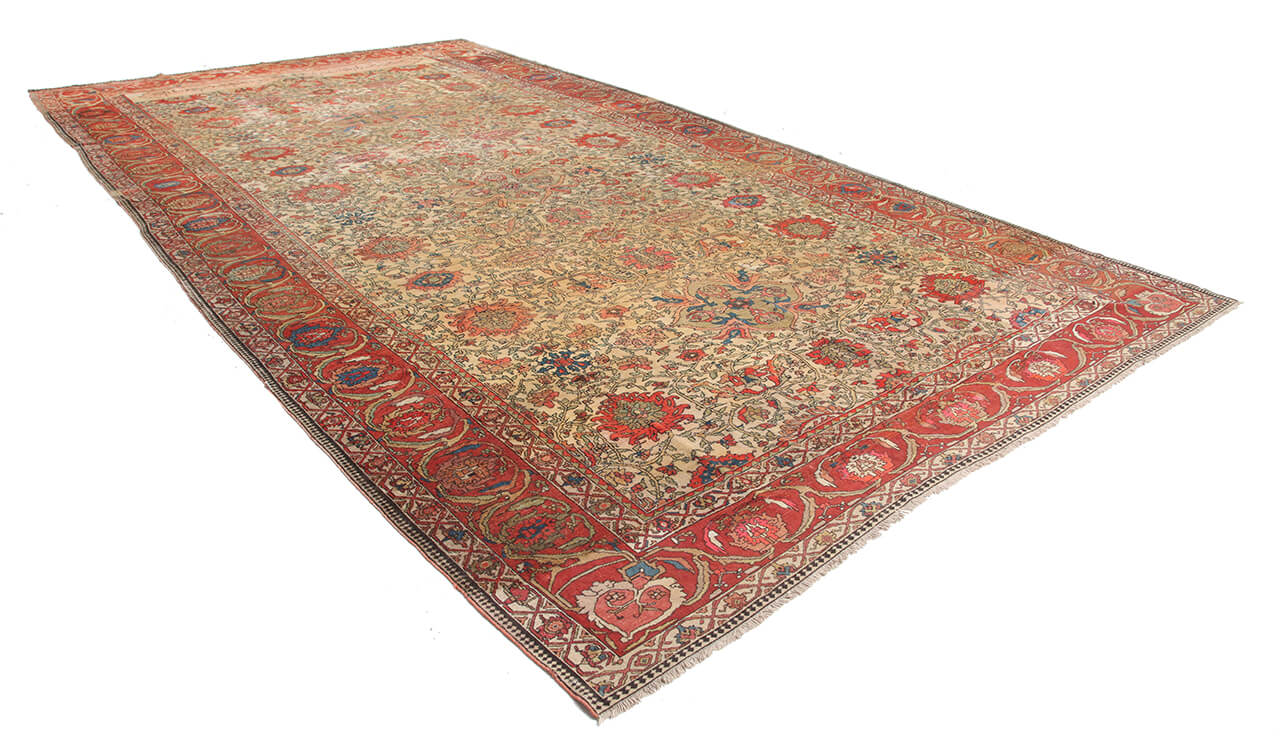 Tappeto Farahan Antico Persiano Autentico | Annodato a Mano 581x307cm
