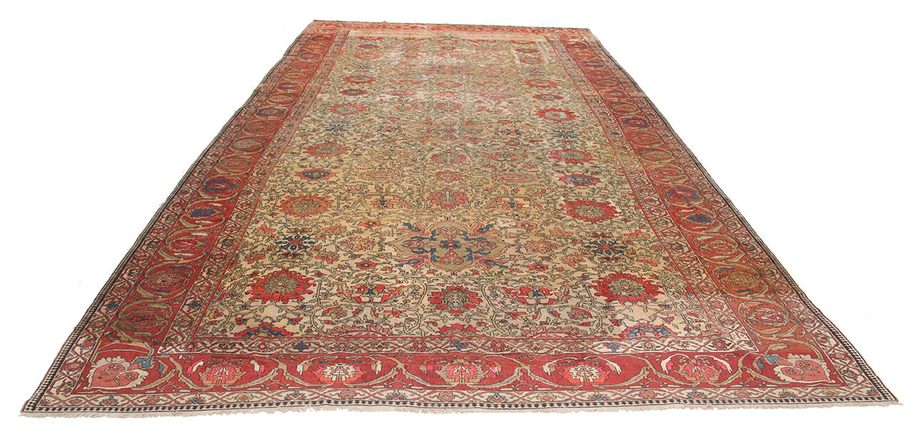 Tappeto Farahan Antico Persiano Autentico | Annodato a Mano 581x307cm