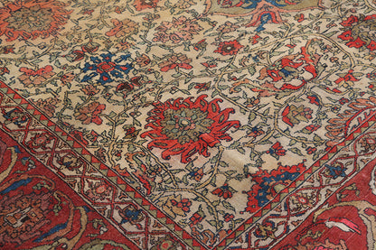 Authentic Antique Persian Farahan Rug | Hand-Knotted 581x307cm