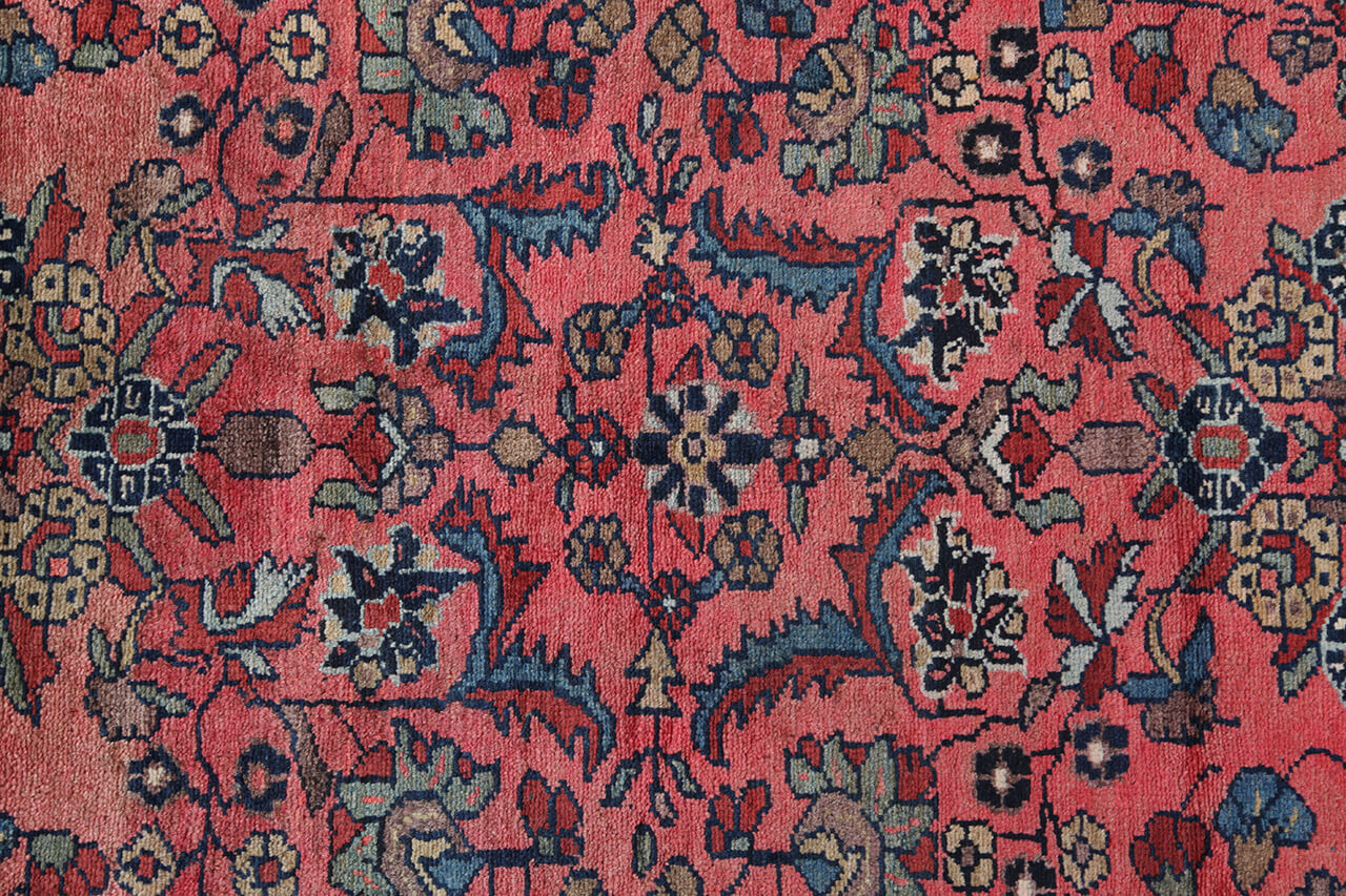 Tappeto Lillian Antico Persiano Autentico | Annodato a Mano 202x112cm