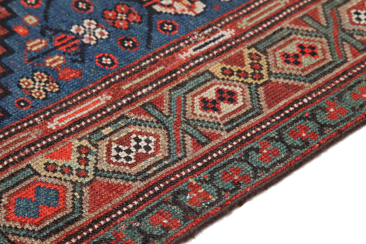 Authentic Antique Persian Malayer Rug | Hand-Knotted 445x106cm