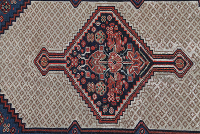 Authentic Antique Persian Malayer Rug | Hand-Knotted 445x106cm