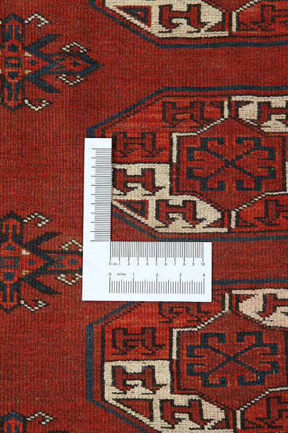 Tappeto Orientale Bouchara Antico: Autentico Tappeto Turcomanno 306x228cm