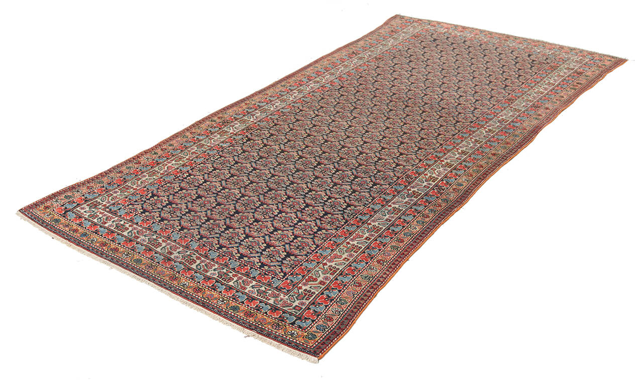 Tappeto Malayer Antico Persiano Autentico | Annodato a Mano 322x140cm