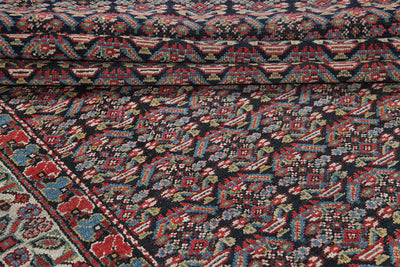 Authentic Antique Persian Malayer Rug | Hand-Knotted 322x140cm