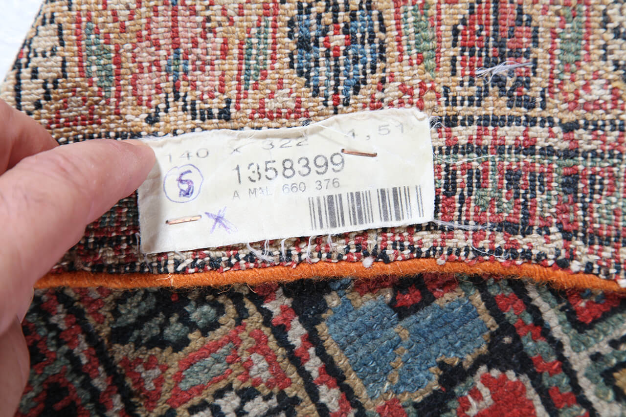 Tappeto Malayer Antico Persiano Autentico | Annodato a Mano 322x140cm