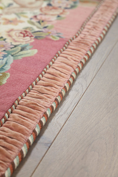 Authentic Antique French Rug 94x90cm