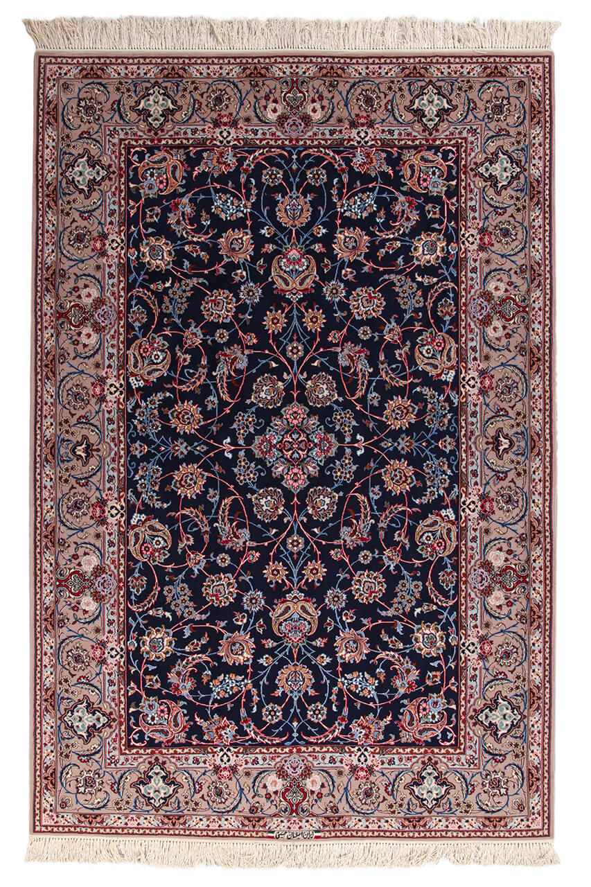 Persian Isfahan Silk & Wool Rug 230_152 cm