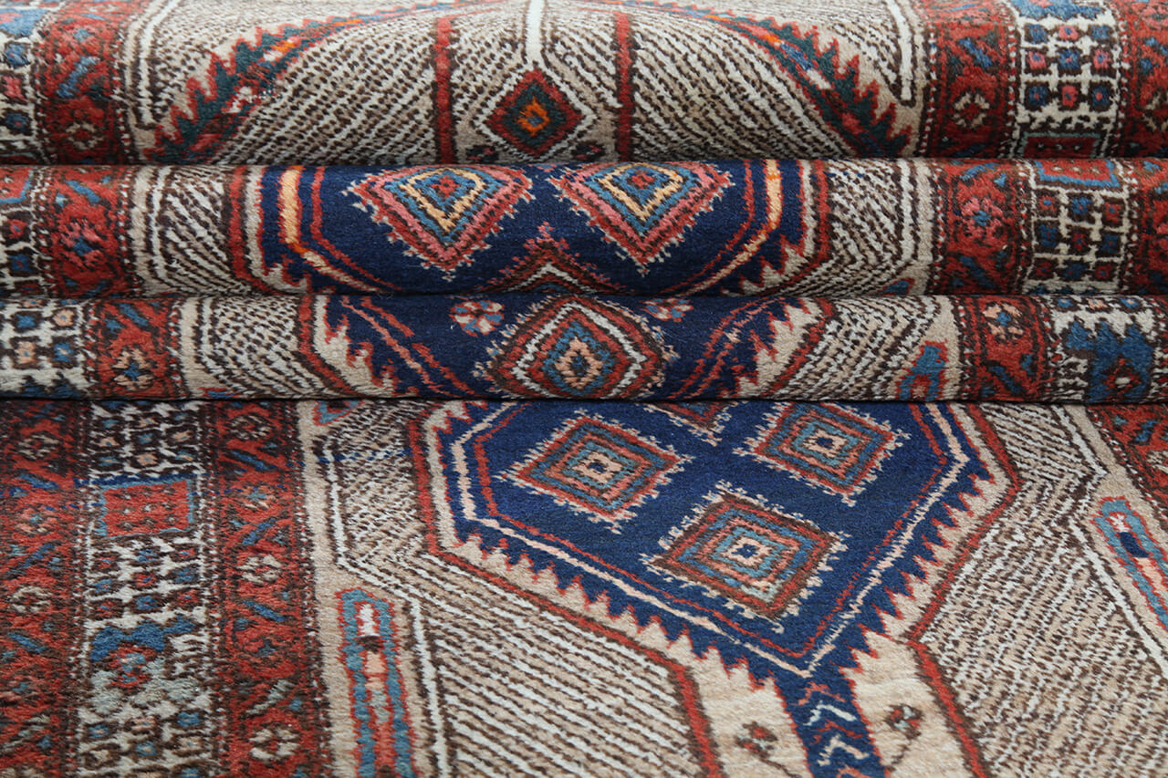 Authentic Antique Persian Malayer Rug | Hand-Knotted 430x78cm