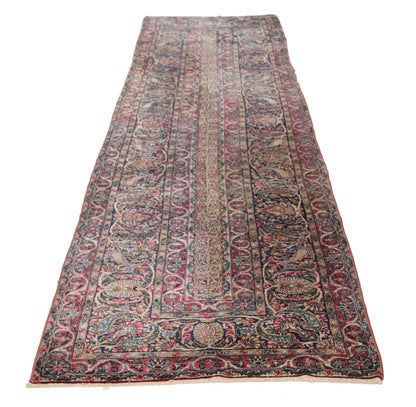 Authentic Antique Persian Kerman Rug | Hand-Knotted 427x102cm